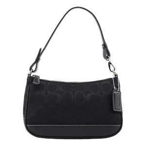 Coach Vintage Y2K SIGNATURE SUFFLETTE LEATHER HANDBAG Black Bag